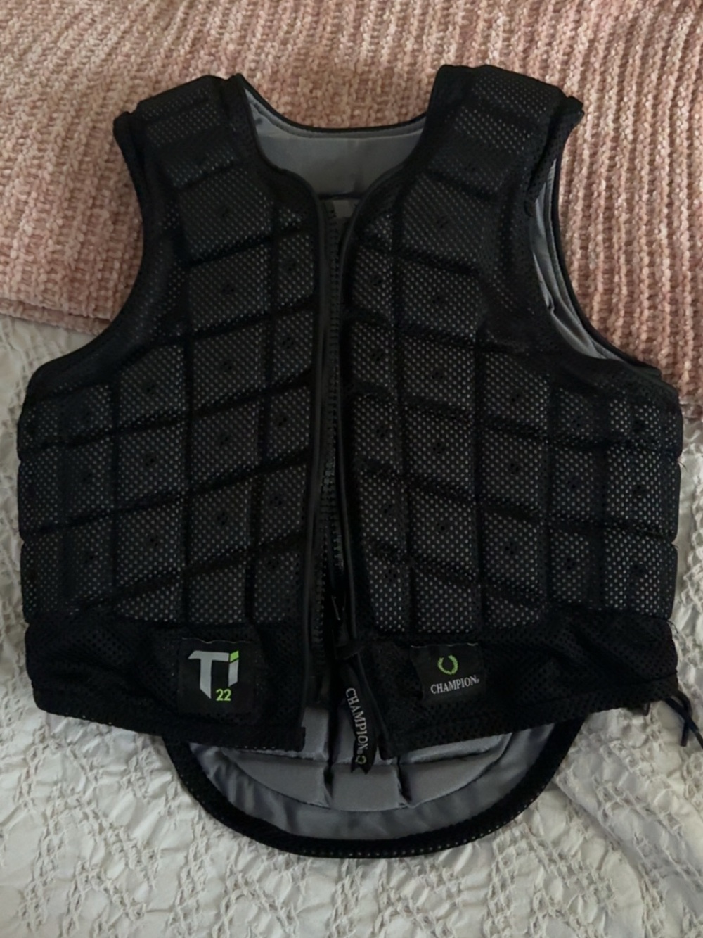 Champion Kids Black Padded Protective Vest